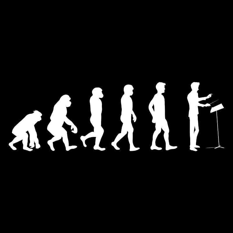 évolution chef d'orchestre Idée cadeau - Darwin