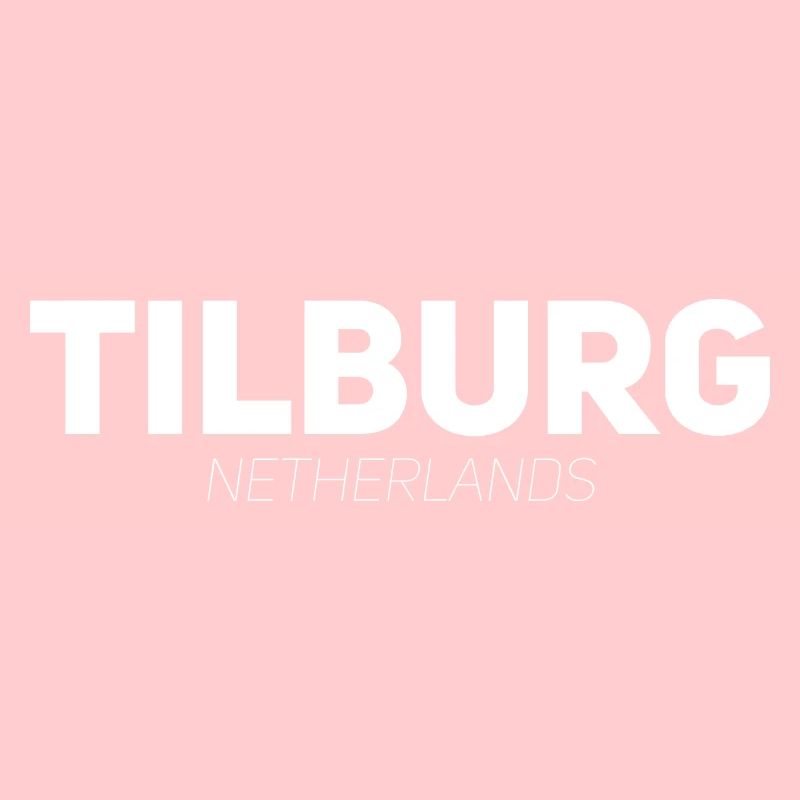 Tilburg Pays-Bas Skyline Cadeau Idée