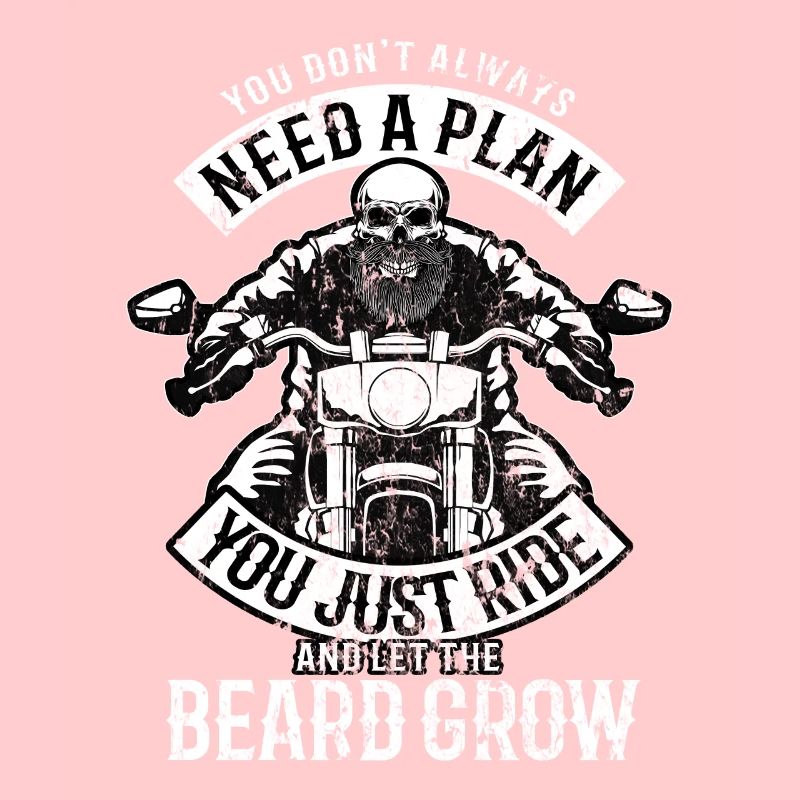 Motorrad Motorradfahrer Biker Bart Geschenkidee