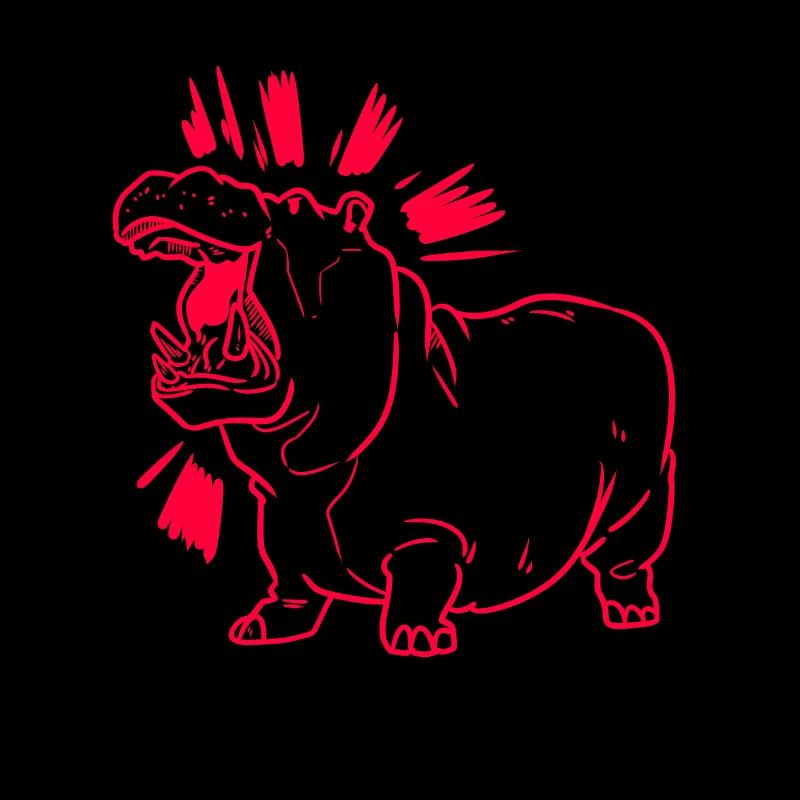 Hippopotamus roar