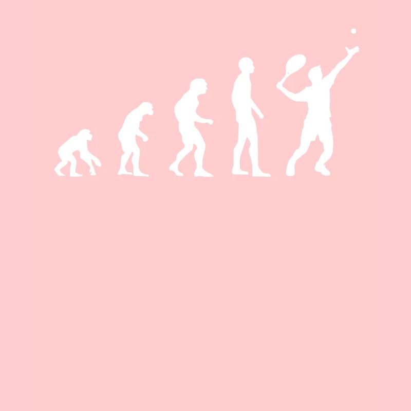 Tennis Evolution Tennistrainer Spruch Geschenk