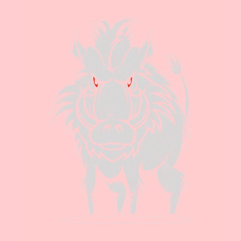 Wild warthog