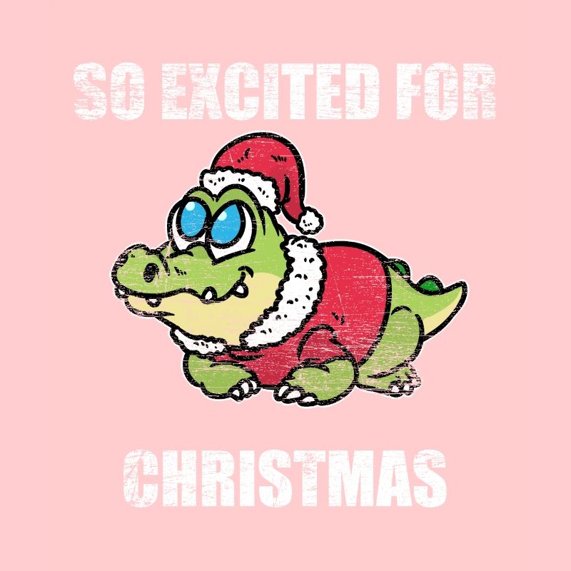 Alligator Weihnachtsmann Weihnachtsgeschenk