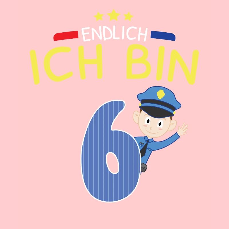 6.Geburtstag Polizei Junge Kinder Schule Geschenk