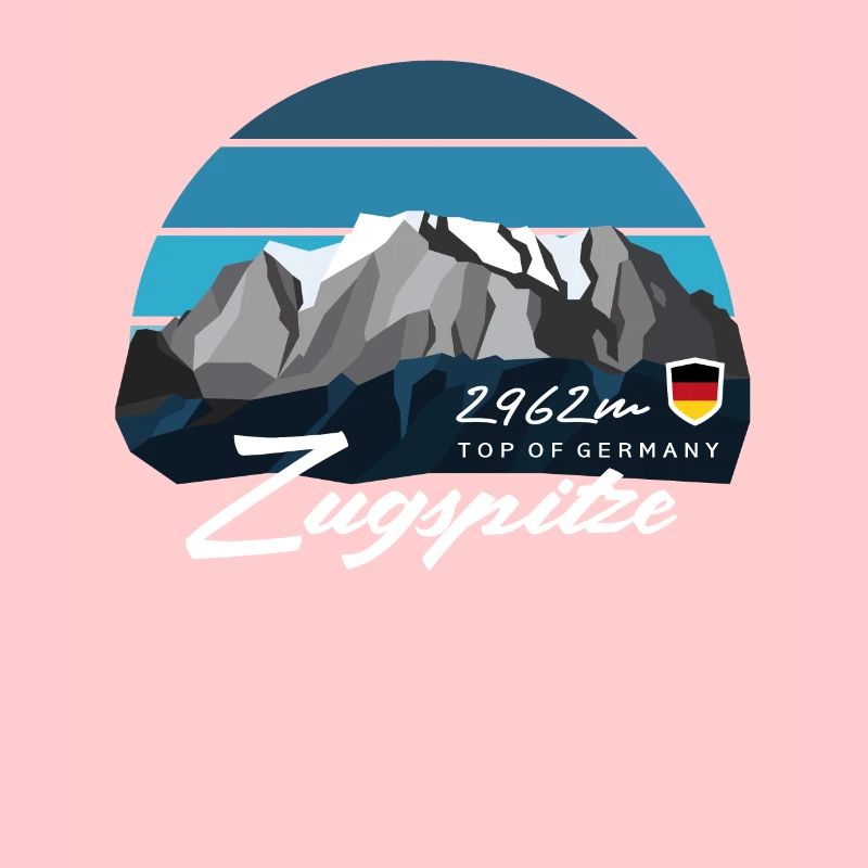 Zugspitze Garmisch Partenkirchen Bavière Low Poly