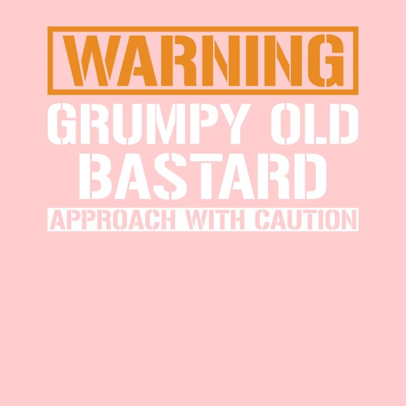 Avertissement Grumpy Old Bastard T-Shirt