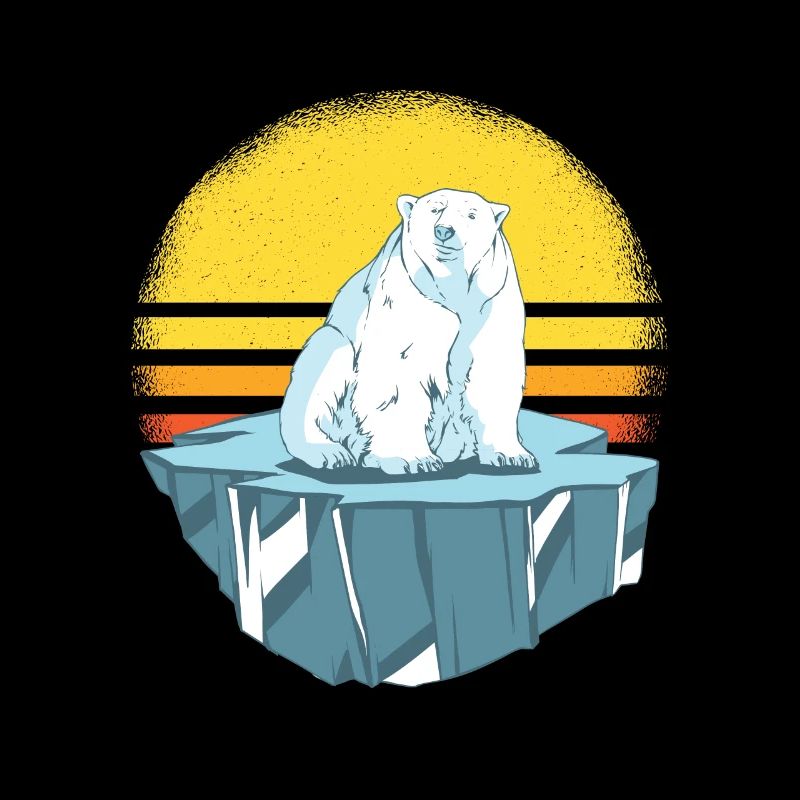 Eisbär auf Eisberg Eisbären Geschenkidee