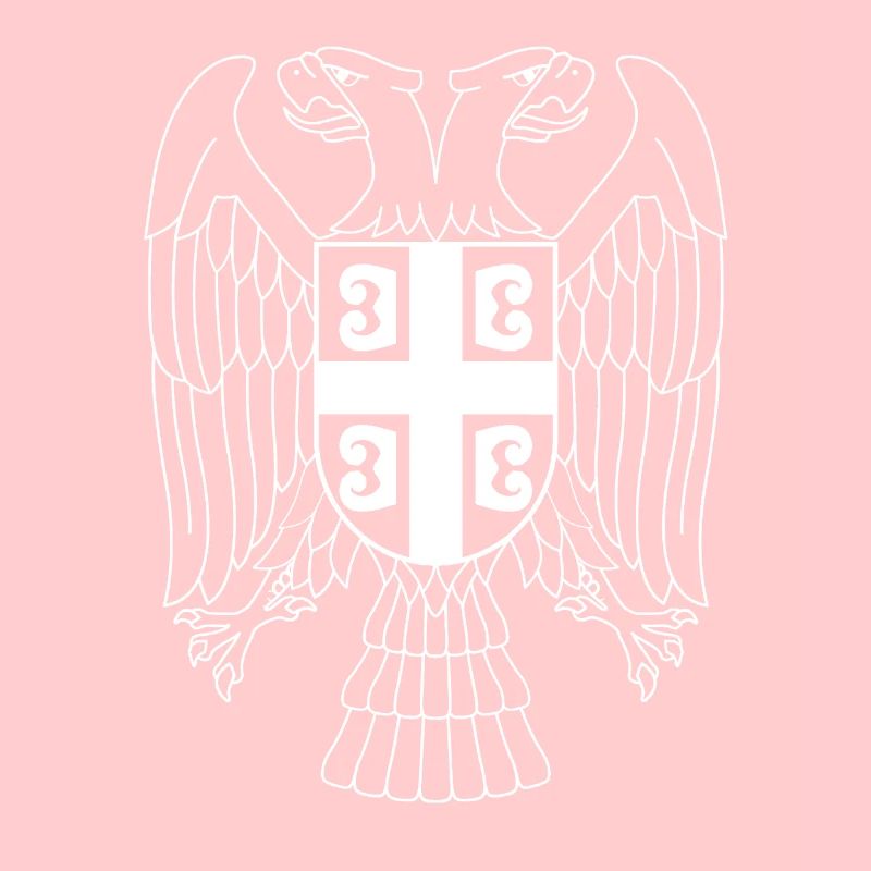 Serbien Adler Wappen