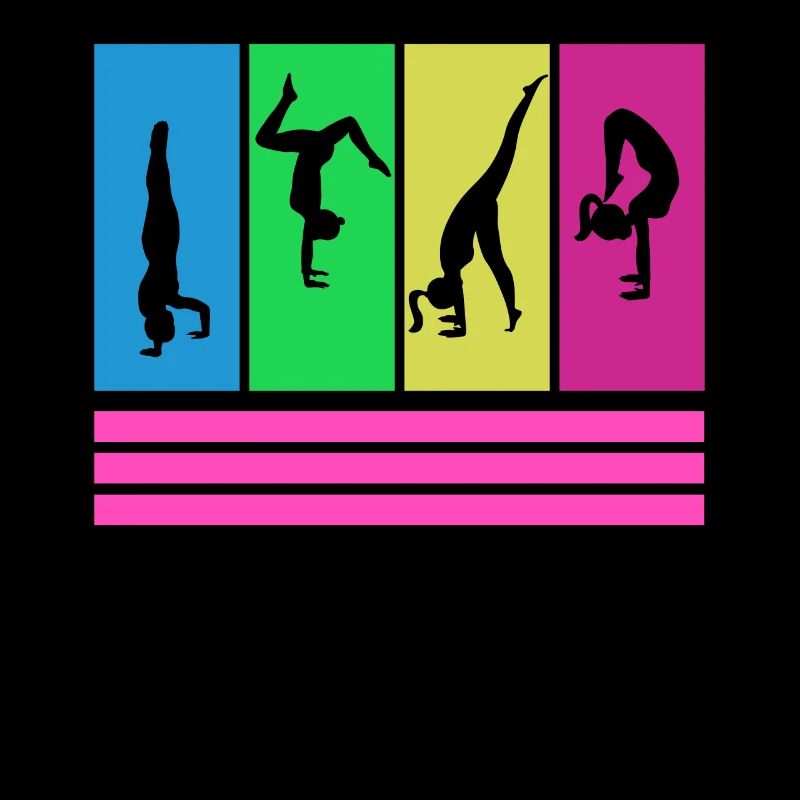 Handstand Gymnastics Retro