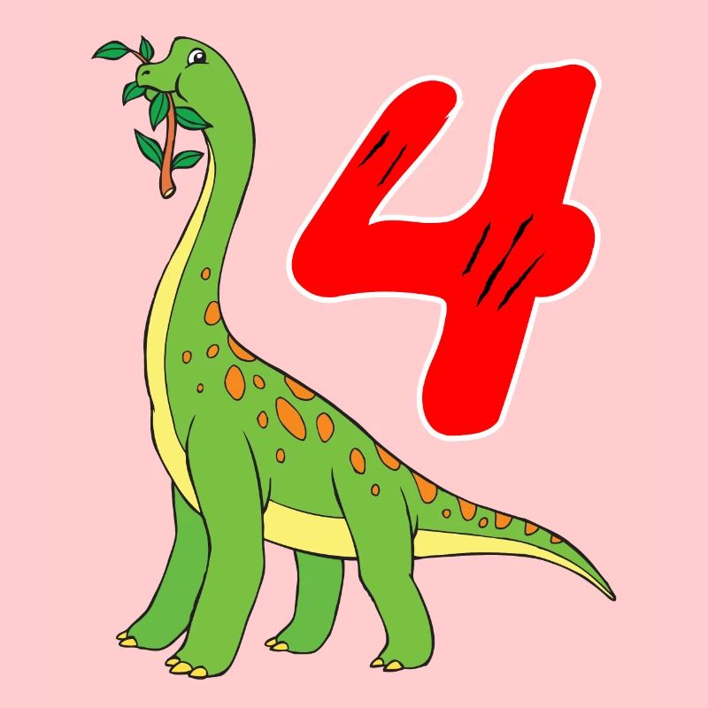 Dinosaurier 4. Geburtstag