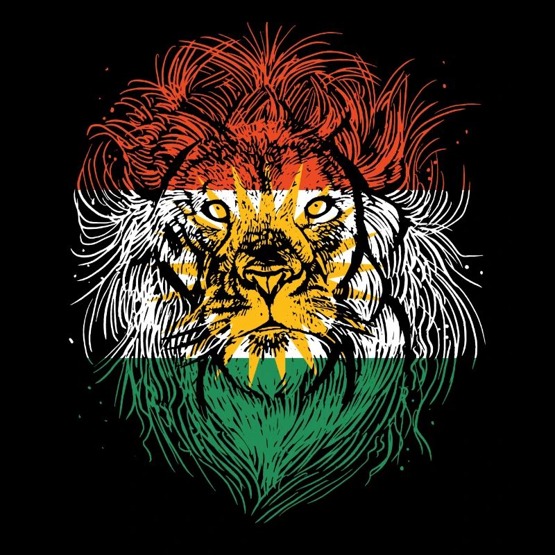 Kurdistan Löwe Kurde Kurden Kurdisch Geschenk