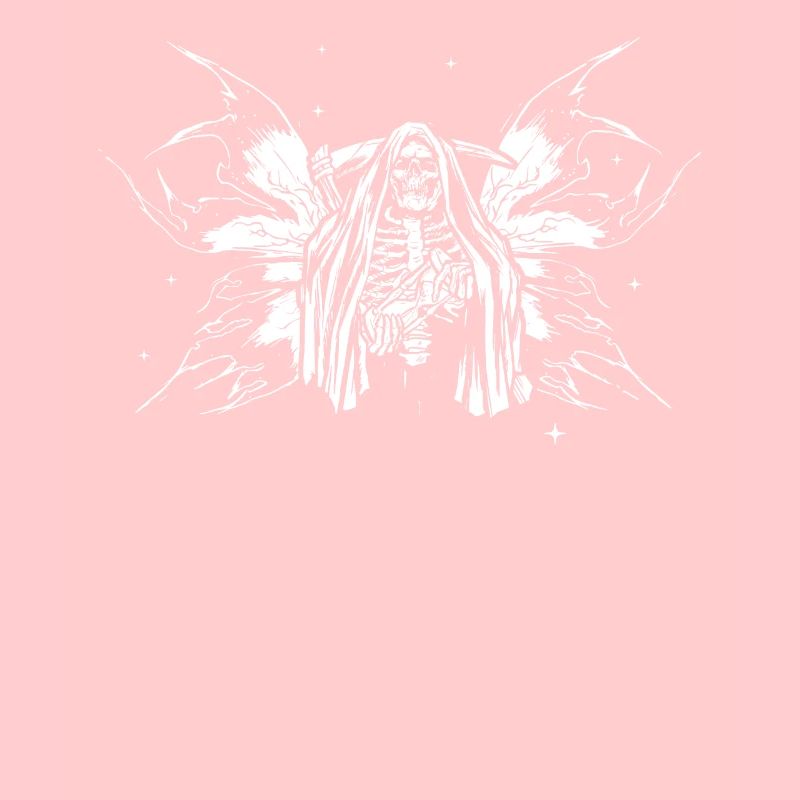 Fairycore Aesthetic Fee Skelett Sensenmann Goth