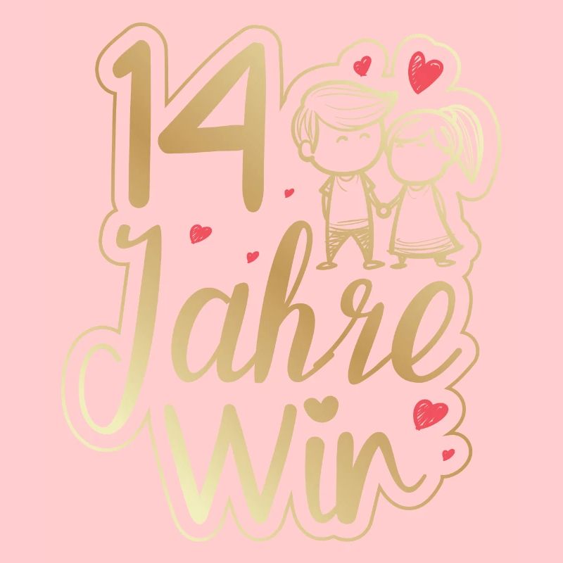 Ein perfektes Team seit 14 Jahren Hochzeitstag