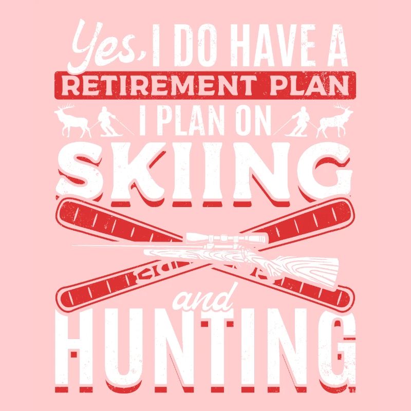 Plan de retraite Ski Chasse Skieur Jäger