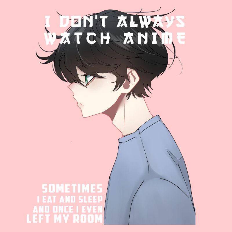 Anime Adolescent Garçon Regarde Anime