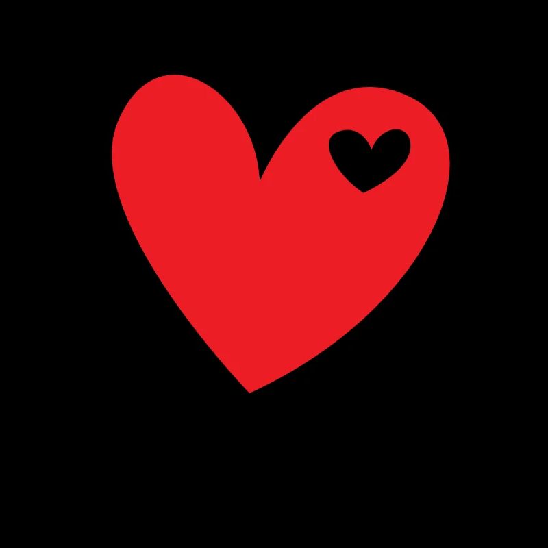 Rotes Doppel Herz Geschenkidee