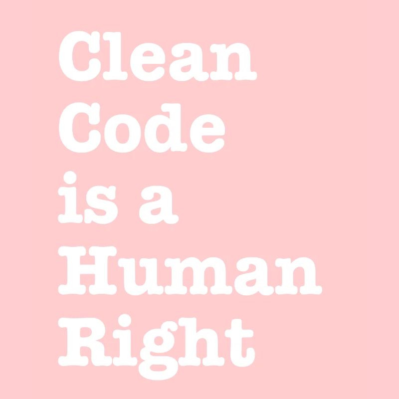 Clean Code est un droit de l’homme - Funny Gift Programer