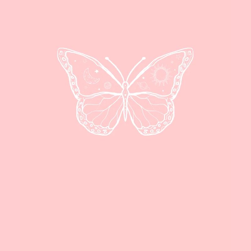 Celestial Aesthetic Butterfly Galaxy Sun Moon
