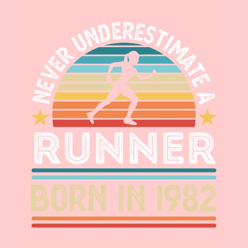 Runner born 1982 40th Birthday running Gift Mom