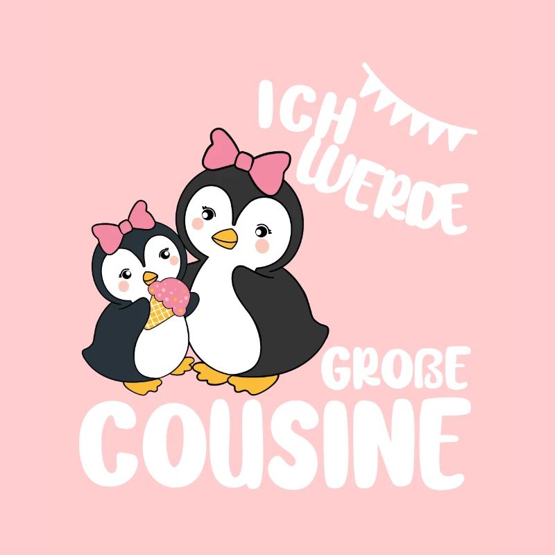Große Cousine Pinguin Ich werde große Cousine