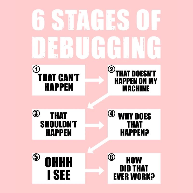 6 Stufen des Debug-Programmierer-Geschenks