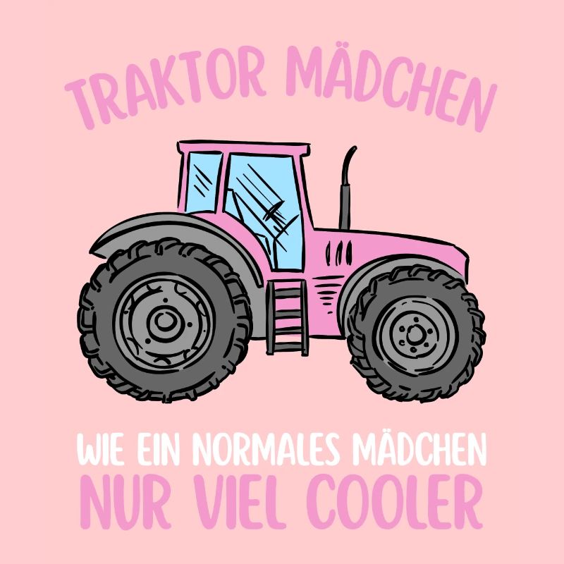 Traktor Mädchen Landwirt Trecker