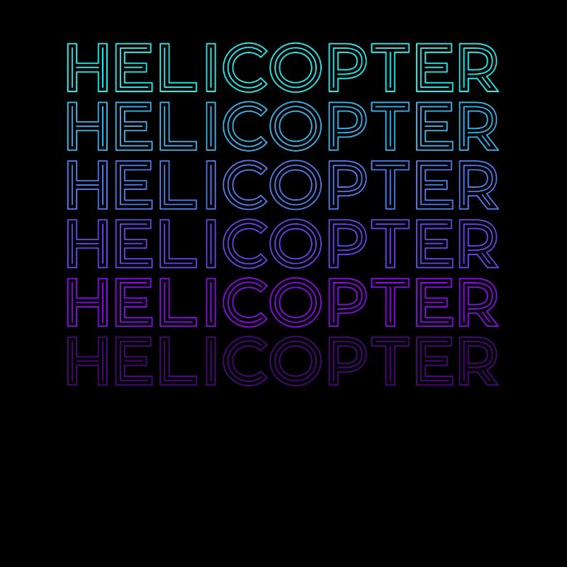 Hubschrauberpilot Luftfahrt Retro