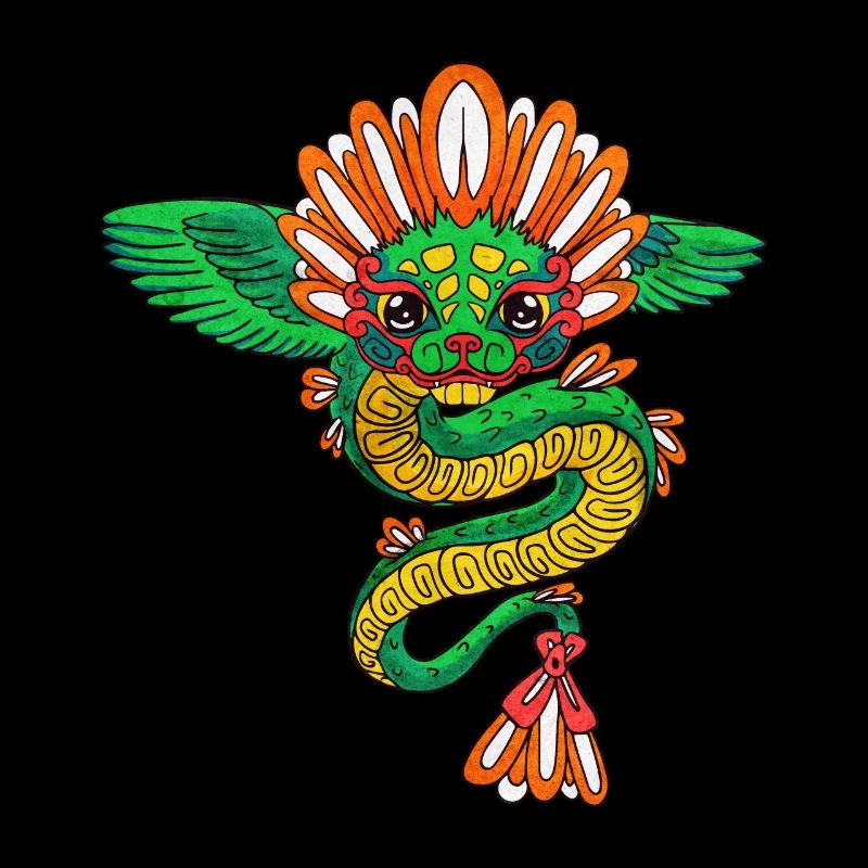Quetzalcoatl Aztec Maya Feathered Snake