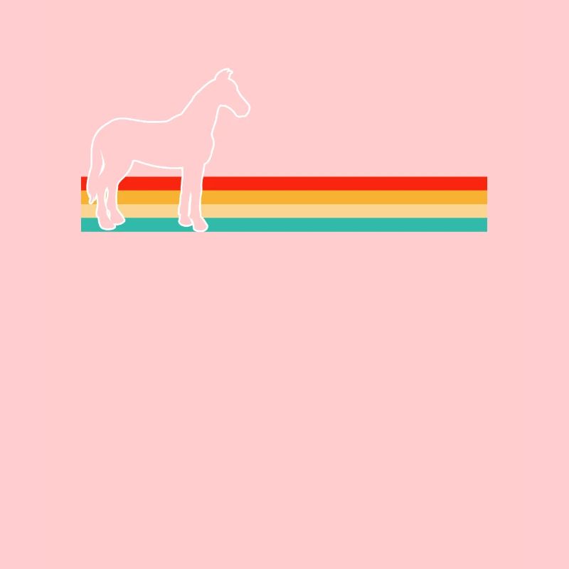 Pferd Retro