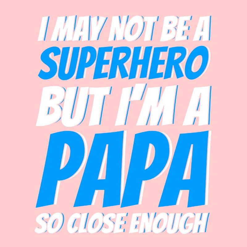 Superheld Vater Vati Papa