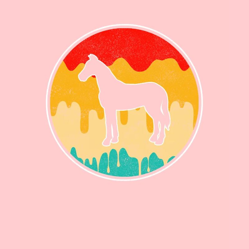 Pferd Retro