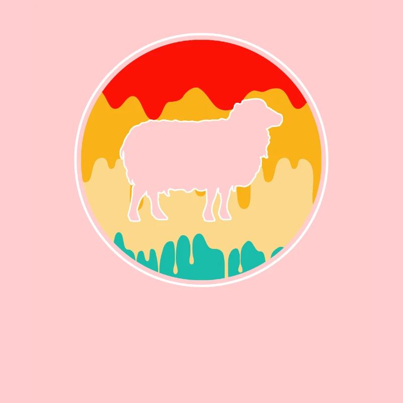 Schaf Retro