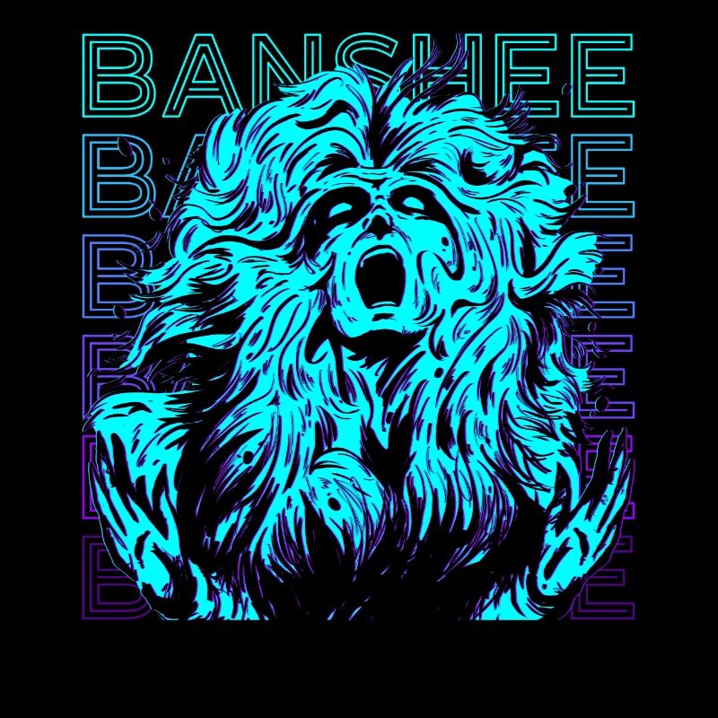 Banshee Irish Legends Folklore Retro Gift