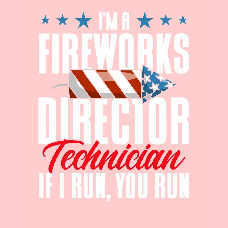 Drôle de feu d’artifice pyrotechnicien disant