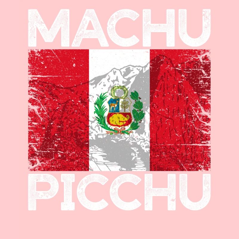Machu Picchu Pérou Drapeau péruvien Inca Cadeau