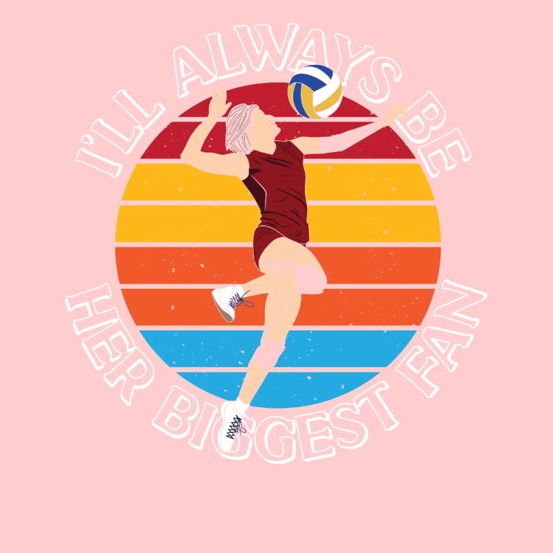 Volleyball Player Team Retro