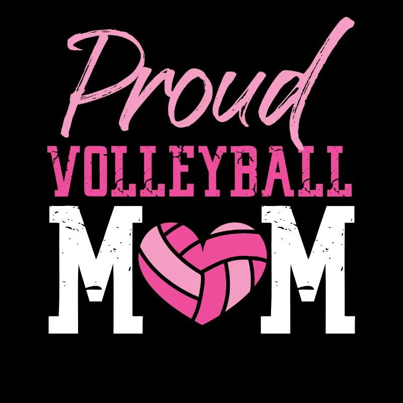 Joueuse de volleyball Équipe Maman Mère