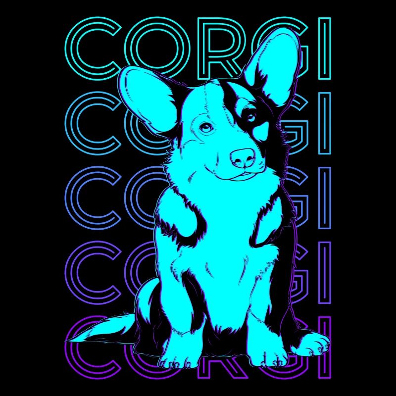 Corgi Retro Geschenk
