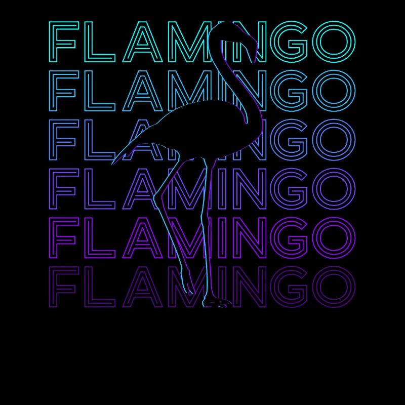 Flamingo Retro Geschenk