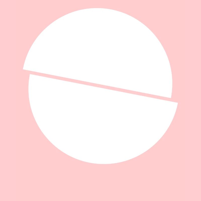 Demi-cercles blancs Design