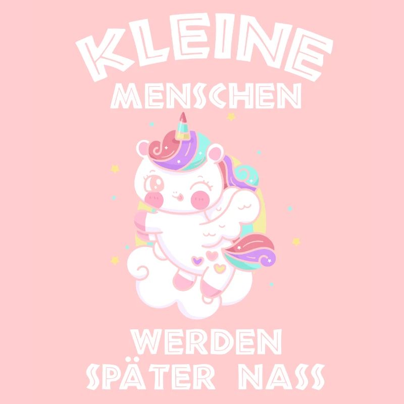 Einhorn Kleine Menschen werden später nass