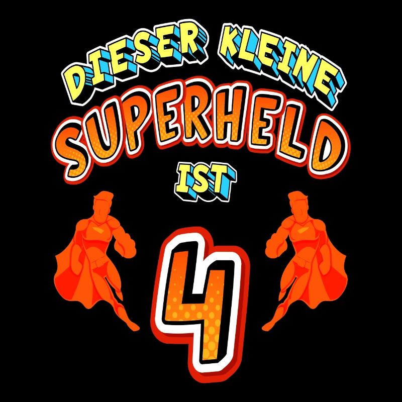 Superhelden 4. Geburtstag Jungs Geschenk