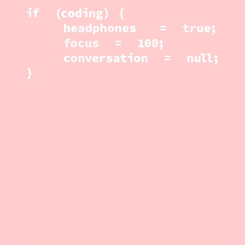 Headphones, encoders, programmers coding