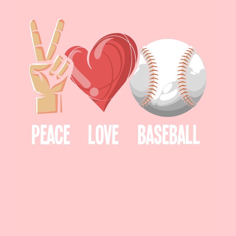 Baseball Paix Amour