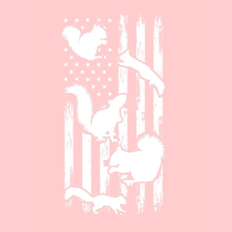 Cute Squirrel US Flag Squirrel