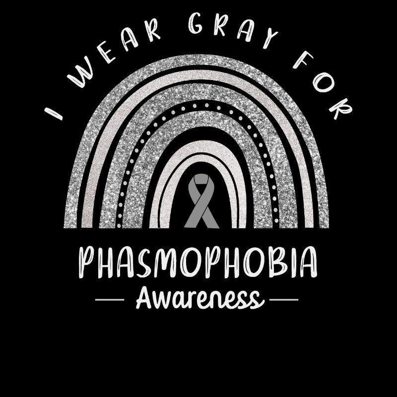Nous portons du gris pour la conscience de la phasmophobie