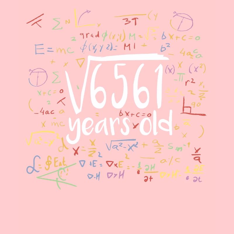 Racine carrée de 6561 Math Nerd 81e anniversaire