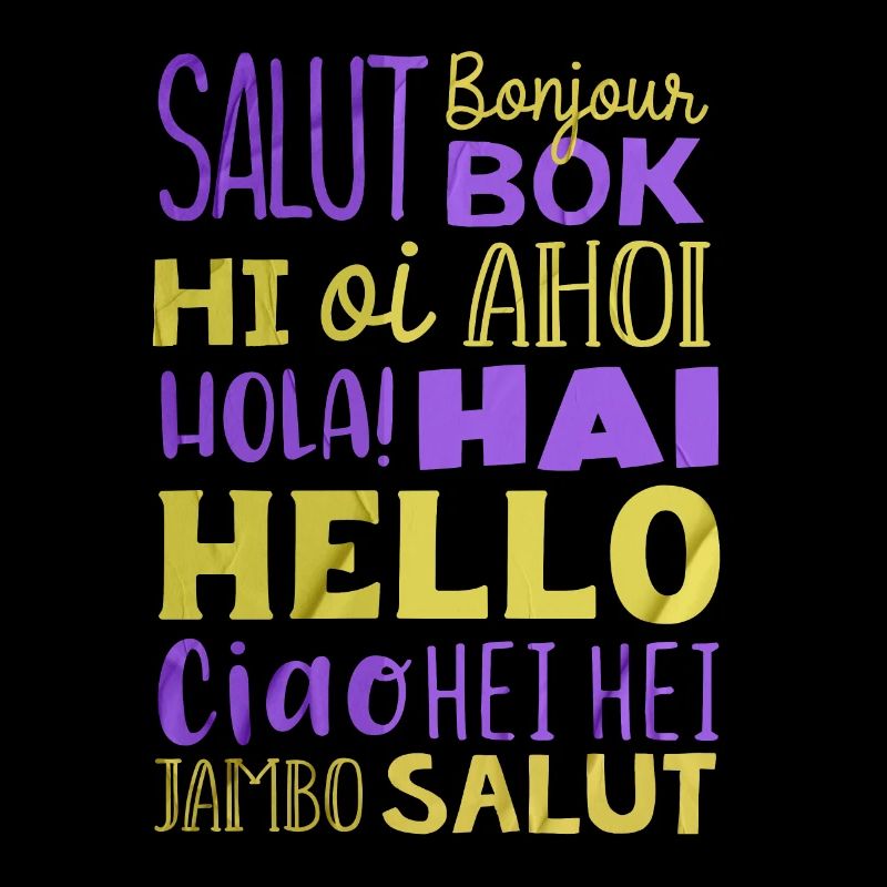 Word Hello Different Languages, Language Teacher