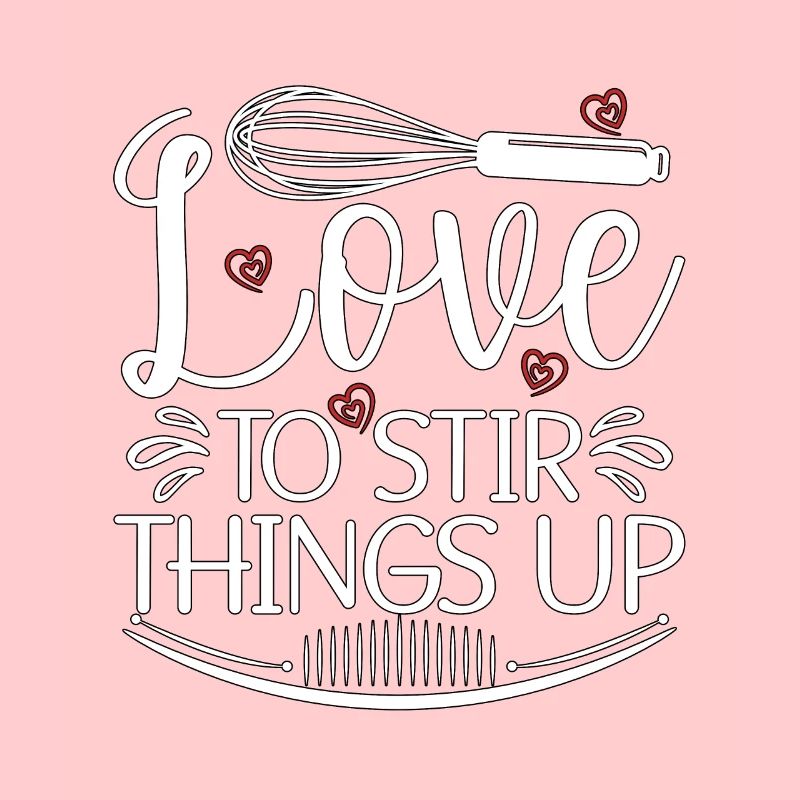 Baker Baking Love To Stir Things Up Bakery Cupcake