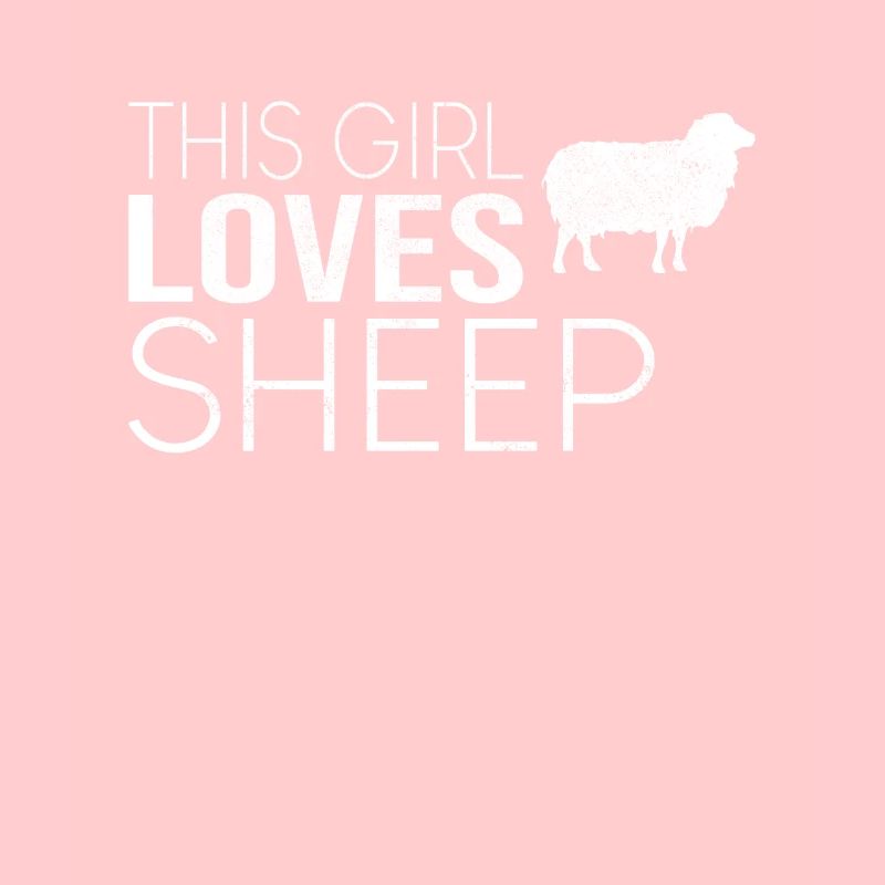 Mädchen Schaf Spruch